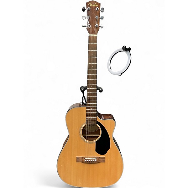 Used Fender CC60SCE Natural Acoustic Electric Guitar