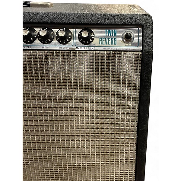 Vintage 1975 Fender Master Volume Twin Reverb Tube Guitar Combo Amp