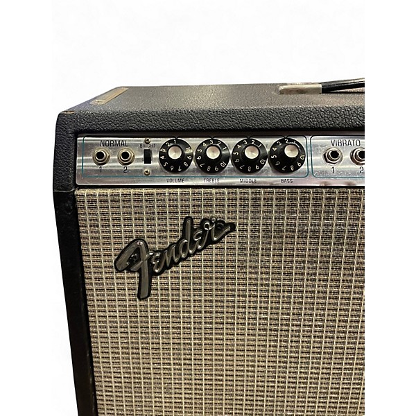 Vintage 1975 Fender Master Volume Twin Reverb Tube Guitar Combo Amp