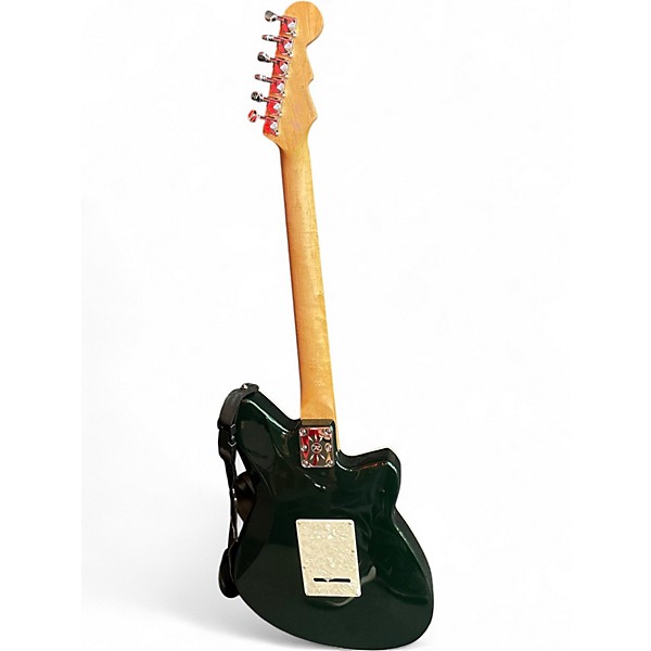 Used Reverend Double Agent W Left Handed Outfield Ivy Solid Body Electric Guitar