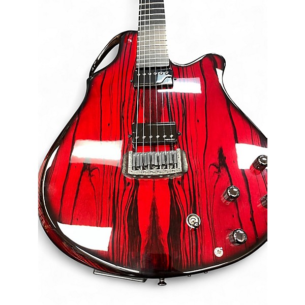 Used 2023 Emerald Virtuo Fire Red Hollow Body Electric Guitar