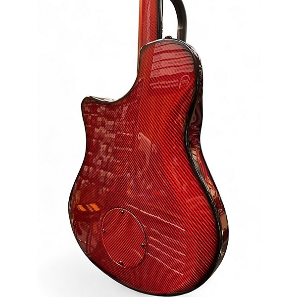 Used 2023 Emerald Virtuo Fire Red Hollow Body Electric Guitar