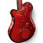 Used 2023 Emerald Virtuo Fire Red Hollow Body Electric Guitar