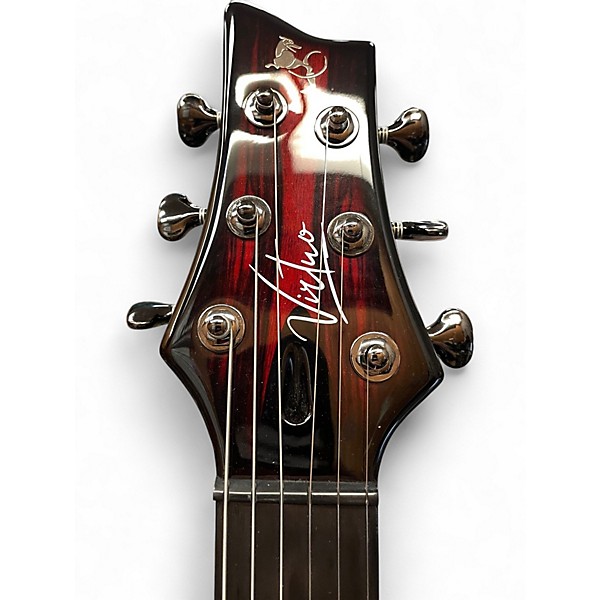 Used 2023 Emerald Virtuo Fire Red Hollow Body Electric Guitar