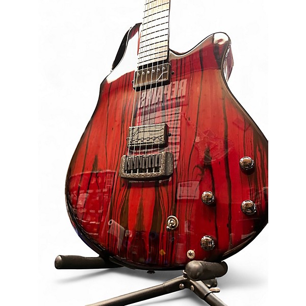 Used 2023 Emerald Virtuo Fire Red Hollow Body Electric Guitar