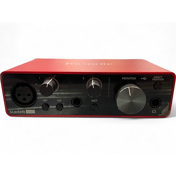 Used Focusrite Scarlett Solo Audio Interface