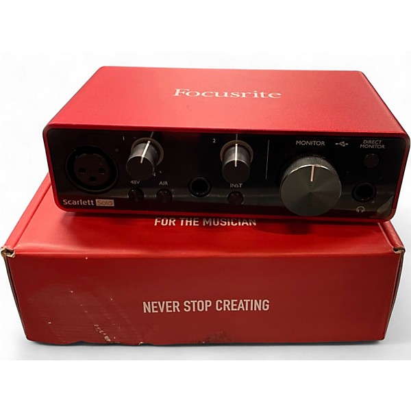 Used Focusrite Scarlett Solo Audio Interface