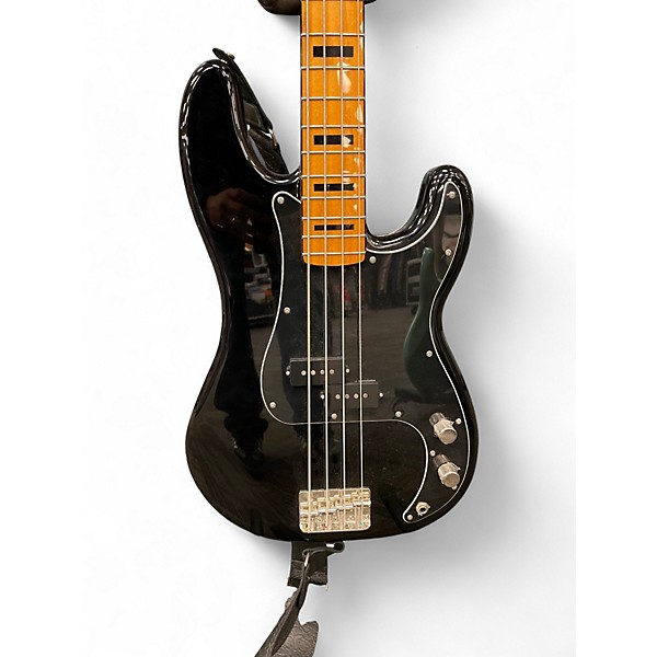 Used Squier Classic Vibe 1970S Precision Bass Black Electric Bass Guitar