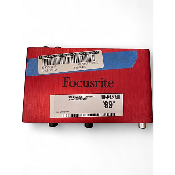 Used Scarlett 2i2 Gen 3 Audio Interface