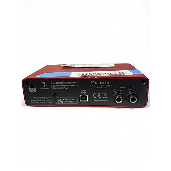 Used Scarlett 2i2 Gen 3 Audio Interface