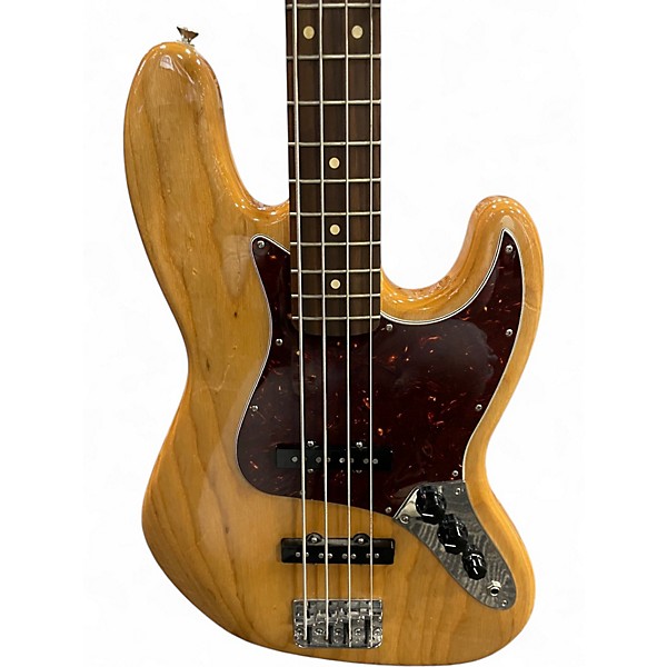 Used Fender Player Jazz Bass Natural Electric Bass Guitar