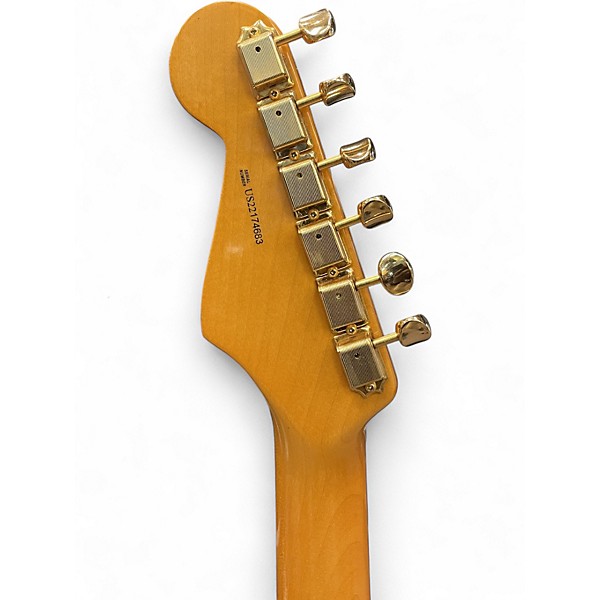 Used Fender Artist Series Stevie Ray Vaughan Stratocaster 3 Color Sunburst Solid Body Electric Guitar