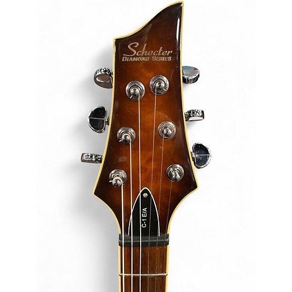 Used Schecter Guitar Research C-1 E/A DARK VINTAGE SUNBURST Hollow Body Electric Guitar