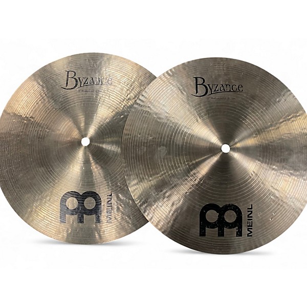 Used MEINL 13in Byzance Medium Hi Hat Pair Cymbal