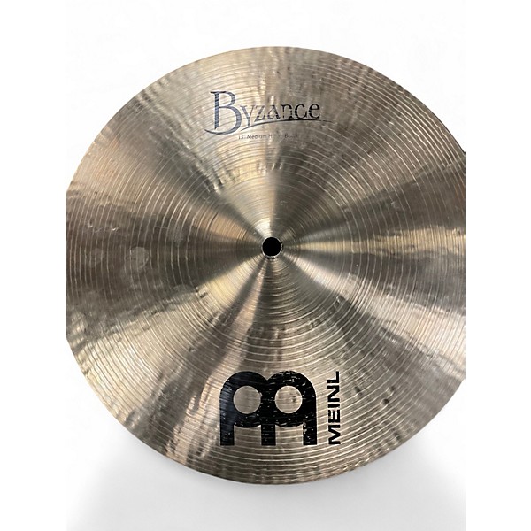 Used MEINL 13in Byzance Medium Hi Hat Pair Cymbal