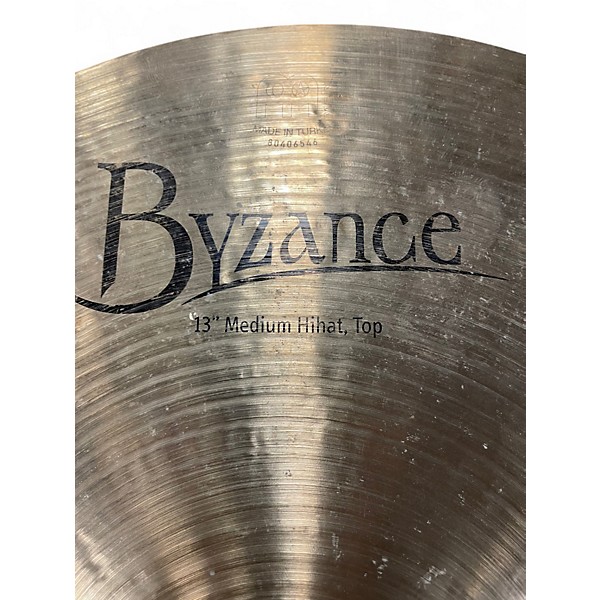 Used MEINL 13in Byzance Medium Hi Hat Pair Cymbal
