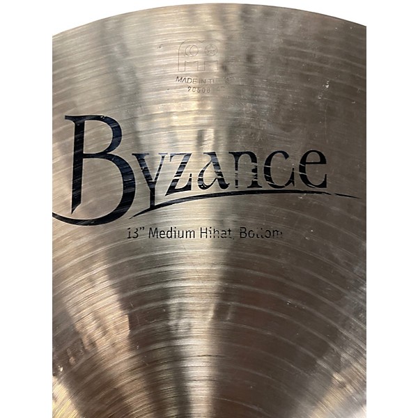 Used MEINL 13in Byzance Medium Hi Hat Pair Cymbal