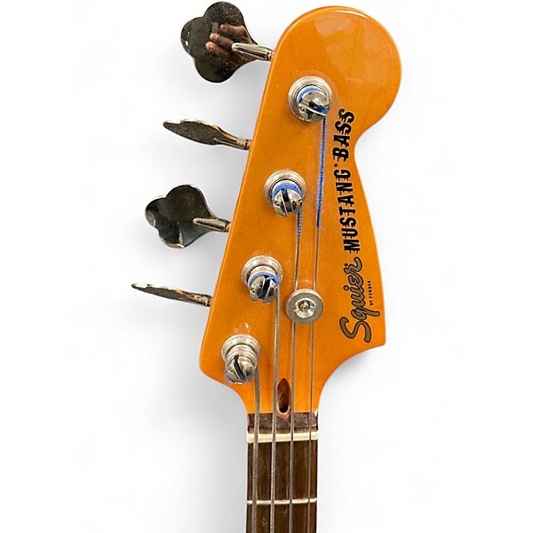 Used Squier Classic Vibe 60s Mustang Bass Olympic White Electric Bass Guitar