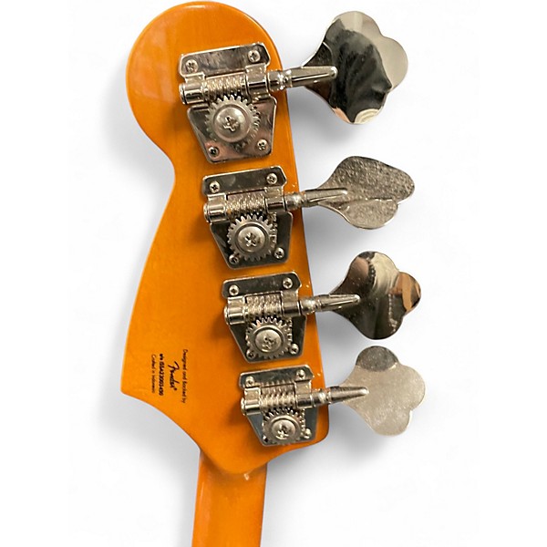 Used Squier Classic Vibe 60s Mustang Bass Olympic White Electric Bass Guitar