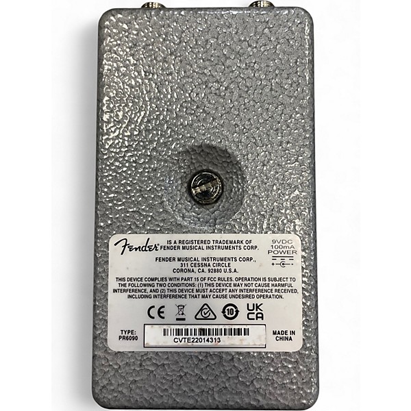 Used Fender Hammertone Reverb Effect Pedal