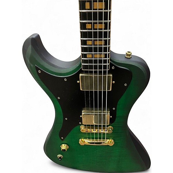 Used Dunable Guitars USA Custom Green Electric Guitar