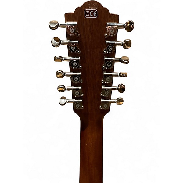 Used Guild F2512E NATURAL 12 String Acoustic Electric Guitar