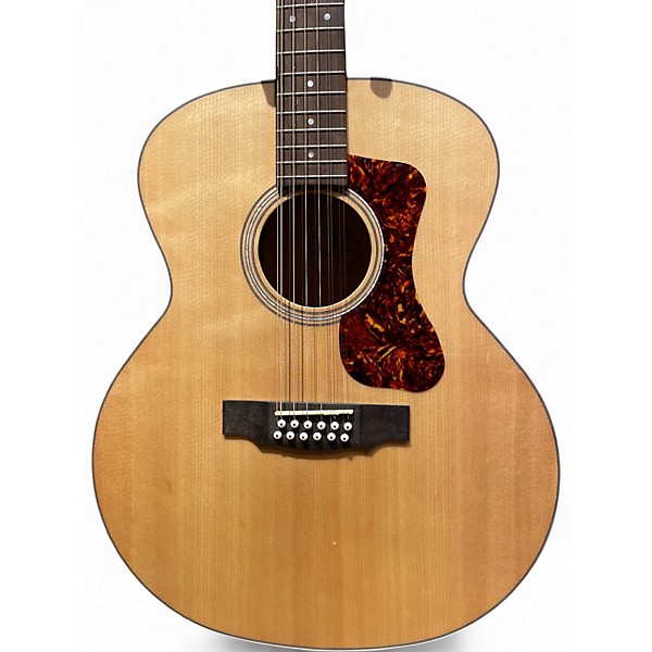 Used Guild F2512E NATURAL 12 String Acoustic Electric Guitar