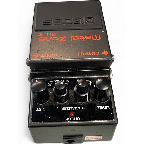 Used BOSS MT2 Metal Zone Distortion Effect Pedal
