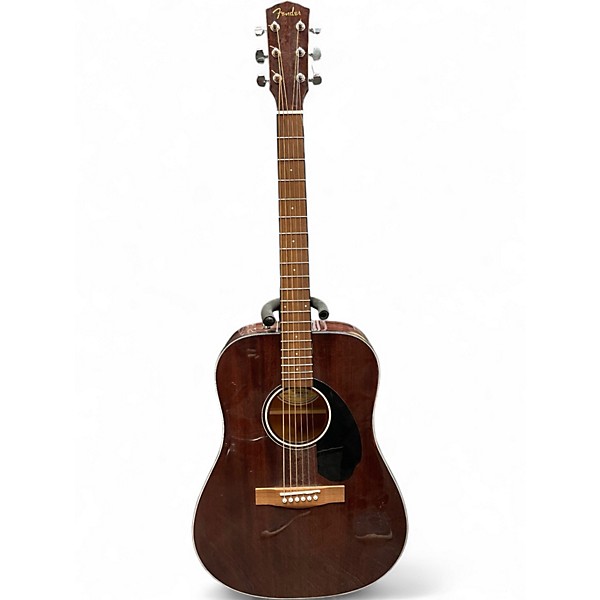 Used Fender CD-60S All-Mahogany Natural Acoustic Guitar