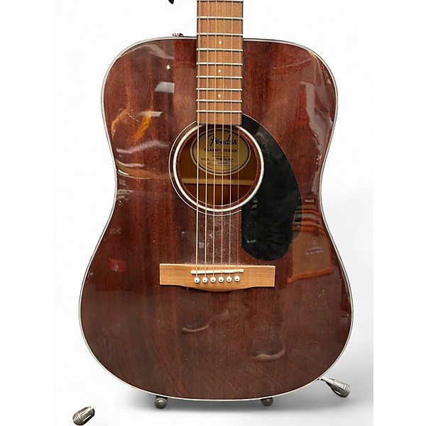 Used Fender CD-60S All-Mahogany Natural Acoustic Guitar