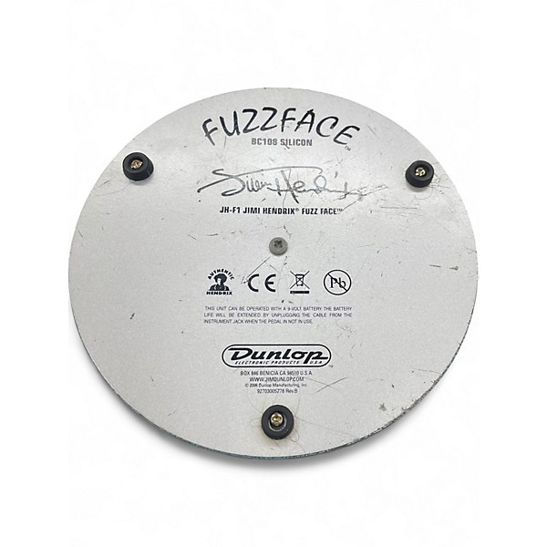 Used Dunlop JHF1 Jimi Hendrix Signature Fuzz Face Effect Pedal