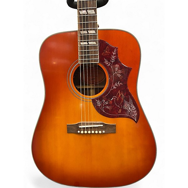 Used Epiphone INSPIRED BY GIBSON HUMMINGBIRD Heritage Cherry Acoustic Electric Guitar