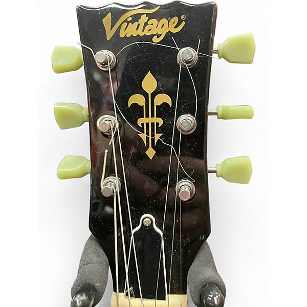 Used Vintage VSA500SB 2 Tone Sunburst Hollow Body Electric Guitar