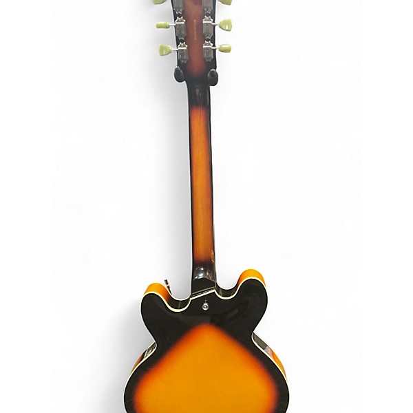 Used Vintage VSA500SB 2 Tone Sunburst Hollow Body Electric Guitar