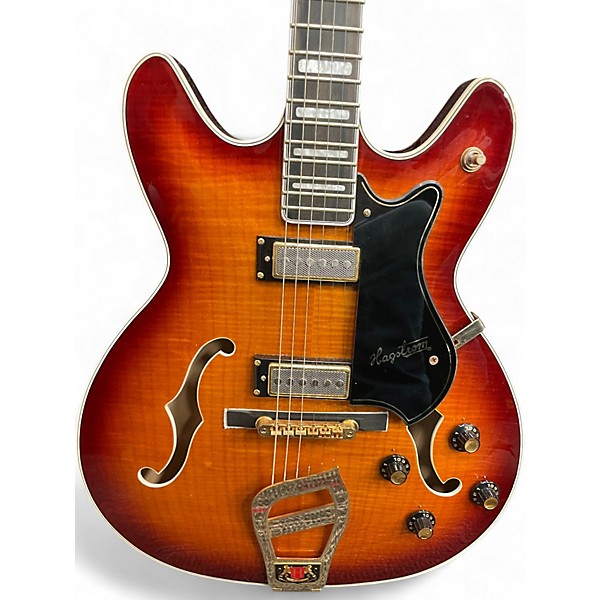Used Hagstrom Viking II-P P90S Vintage Sunburst Hollow Body Electric Guitar