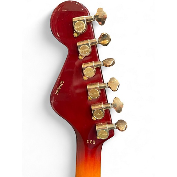 Used Hagstrom Viking II-P P90S Vintage Sunburst Hollow Body Electric Guitar