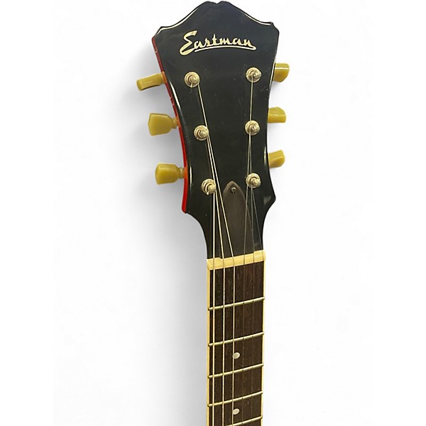 Used Eastman T386RD Cherry Hollow Body Electric Guitar