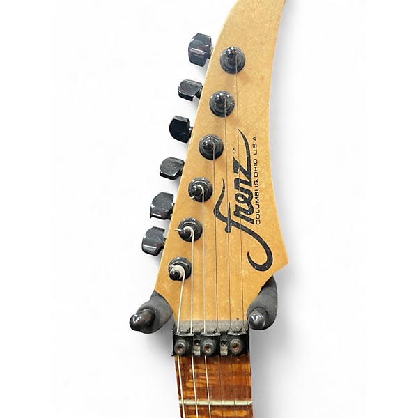 Used Frenz Guitar Natural Solid Body Electric Guitar