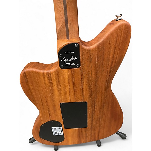 Used Fender ACOUSTASONIC JAZZMASTER Tungsten Acoustic Electric Guitar