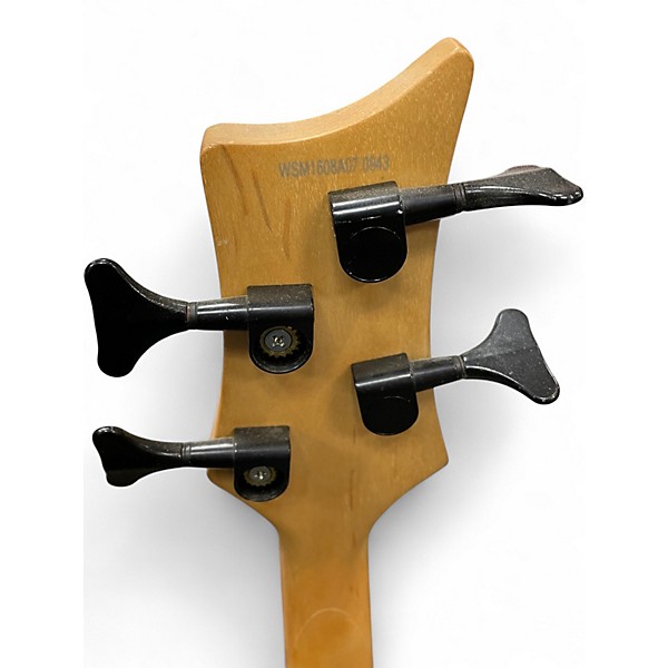 Used Dean Edge 4 String Vintage Natural Electric Bass Guitar