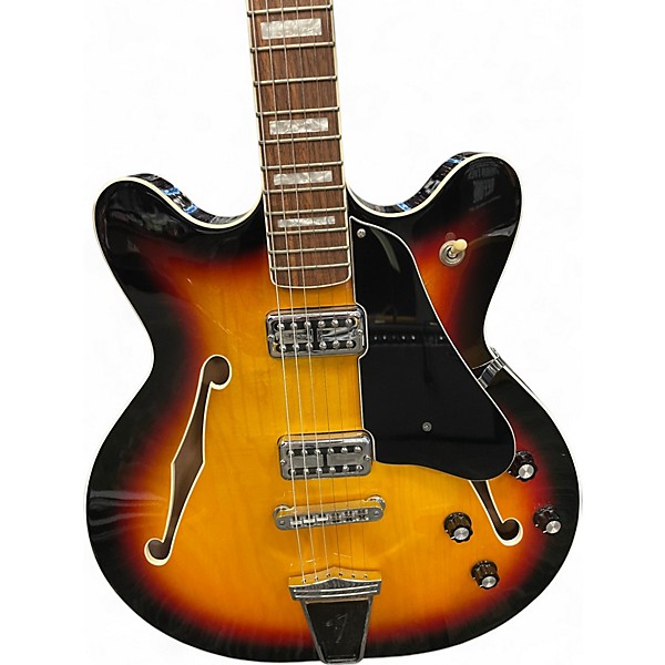 Used Fender Modern Player Coronado II 3 Color Sunburst Hollow Body Electric Guitar