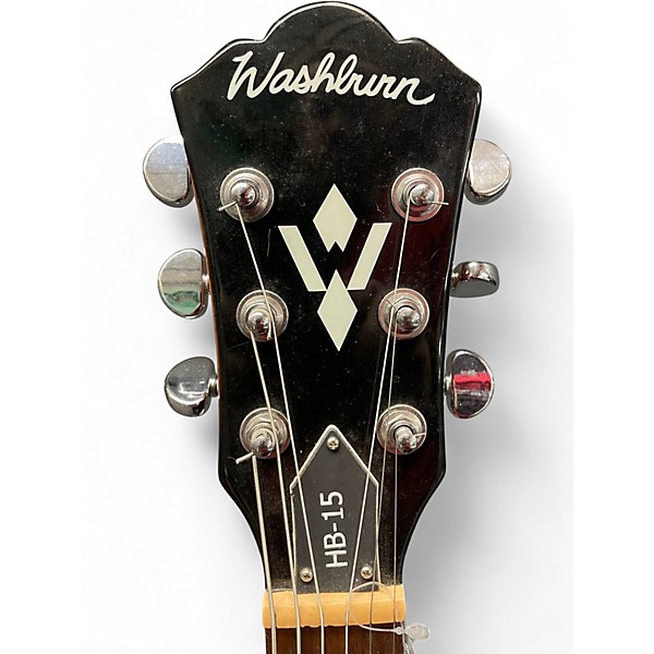 Used Washburn HB15 Sunburst Hollow Body Electric Guitar