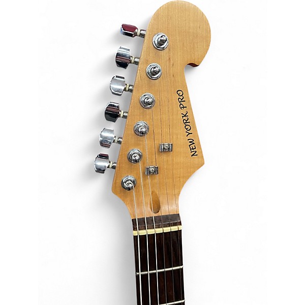 Used New York Pro Stratocaster Black Solid Body Electric Guitar