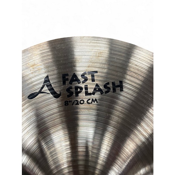 Used Zildjian 8in fast splash Cymbal