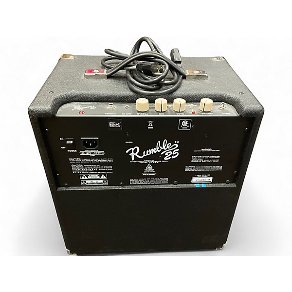 Used Fender Rumble 25 25W 1x10 Bass Combo Amp