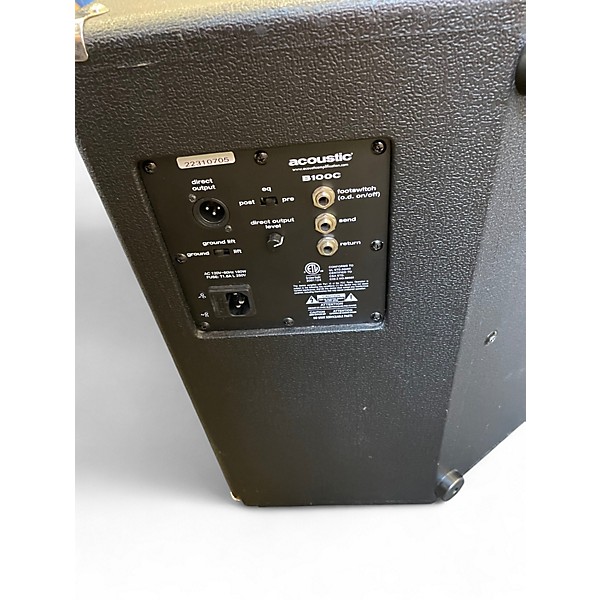 Used Acoustic B100 100W 1x15 Bass Combo Amp
