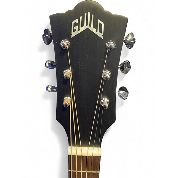 Used Guild OM-240E Natural Acoustic Electric Guitar