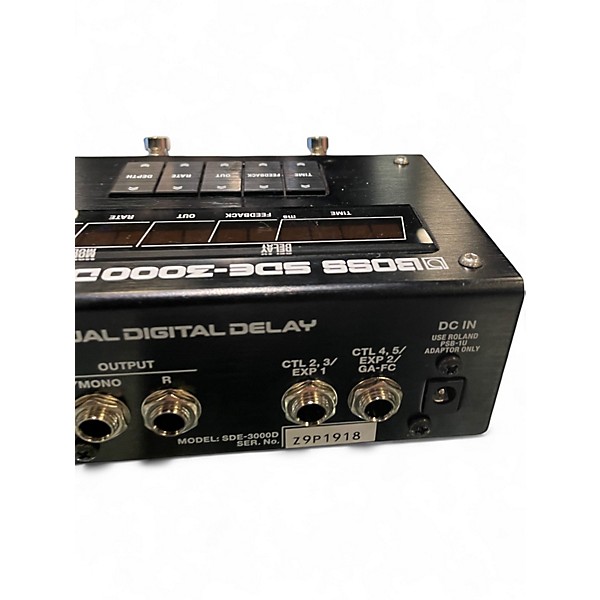 Used BOSS SDE3000D Effect Pedal