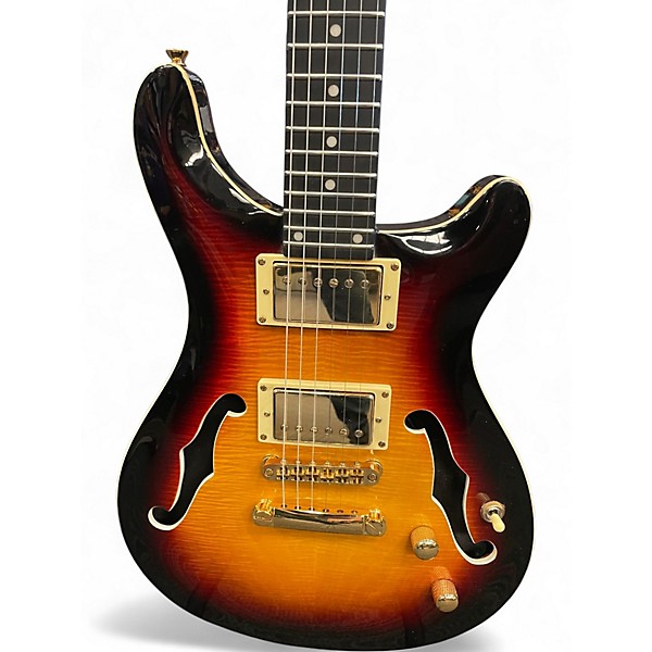 Used Aio W klp 45fm 2 Color Sunburst Hollow Body Electric Guitar
