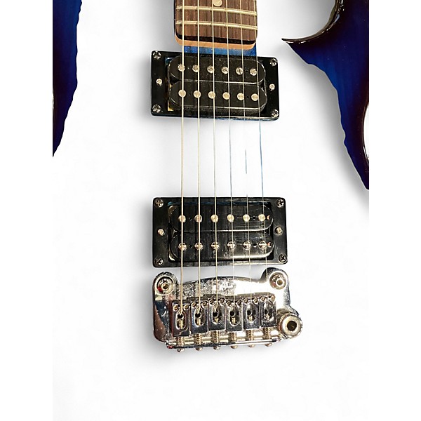 Used G&L LEGACY HH RMC Blue Burst Solid Body Electric Guitar